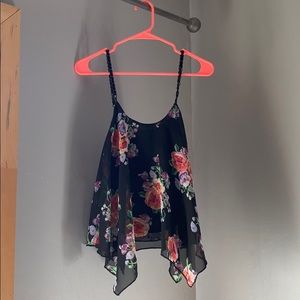 Flowy floral tank sz M Charlotte Russe